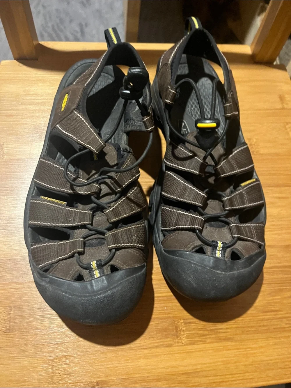 Keen Brown and Black Men’s Waterproof Outdoor Sandals